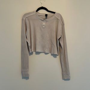 off-white cropped waffle tee